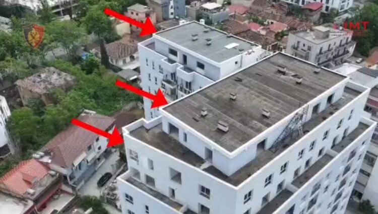 Pa leje ndërtimi dhe çertifikatë banimi, konfiskohet një pallat 12-katësh në Tiranë
