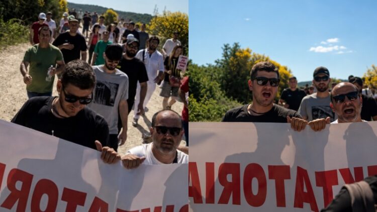 Banorët e Zvërnecit ngrihen në protestë: Prona jonë, e drejta jonë!