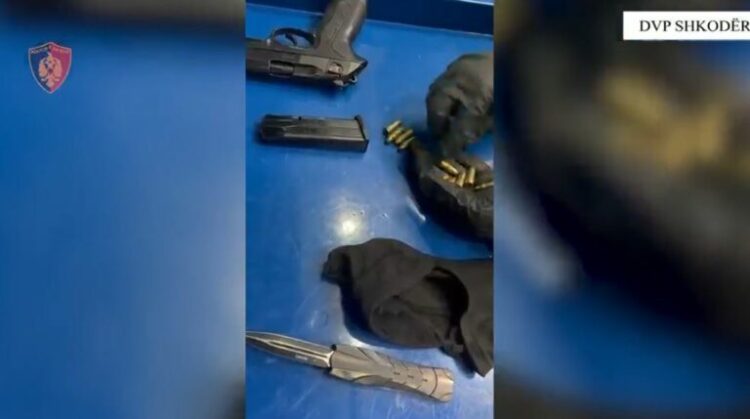 Qarkullonte me armë zjarri dhe tentoi t’i ikte policisë me vrap, arrestohet 19-vjeçari në Shkodër