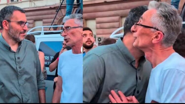 Ish-kandidati për deputet i Albin Kurtit i bashkohet protestave kundër Ramës, përkrah Arlind Qorit