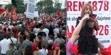 “Edhe ne kemi të drejtë për një Shqipëri më të mirë”/ Vogëlushja merr mikrofonin