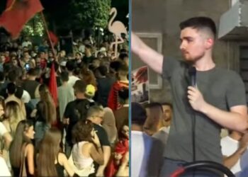 I riu kundërshton programin e grupit koordinues të protestës, i heqin mikrofonin
