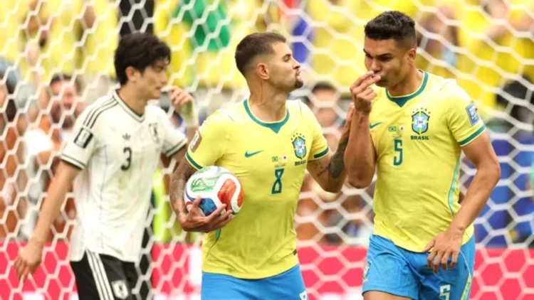 Nga ferri në parajsë, Brazili mund Japoninë në frymën e fundit dhe kualifikohet në 1/8-at
