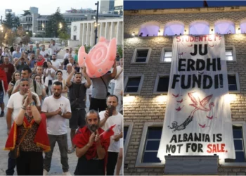 Protestuesit futen brenda Universitetit dhe prishin pajisjet e auditorëve, përplasje edhe me rojet