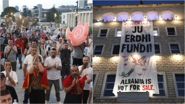 Protestuesit futen brenda Universitetit dhe prishin pajisjet e auditorëve, përplasje edhe me rojet