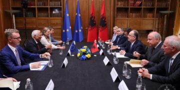 Begaj takohet me Presidentin e Këshillit Evropian: Shqipëria e vendosur të avancojë drejt BE-së