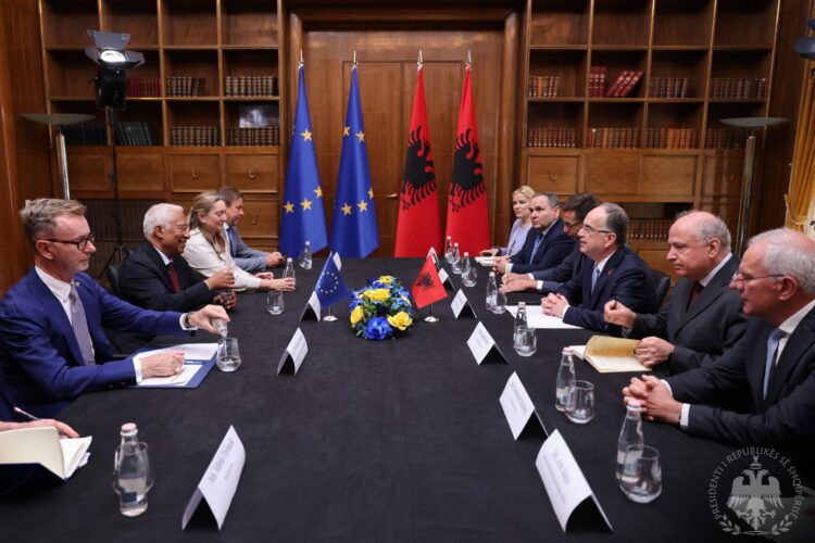 Begaj takohet me Presidentin e Këshillit Evropian: Shqipëria e vendosur të avancojë drejt BE-së