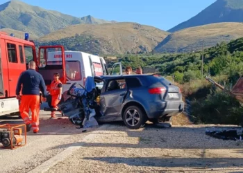 Aksident tragjik në aksin Kardhiq-Delvinë, një viktimë dhe tre të plagosur