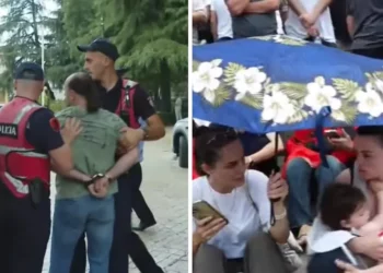 “Lironi çunat, polici bespreme!” Protestuesit mblidhen para Komisariatit nr.1 në Tiranë