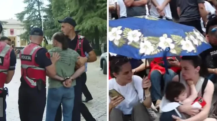 “Lironi çunat, polici bespreme!” Protestuesit mblidhen para Komisariatit nr.1 në Tiranë