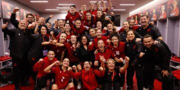 SHORTI/ Shqipëria mëson rivalët për fazën “play-off” të Botërorit 2027, skuadra e Grimës sfidon Uellsin