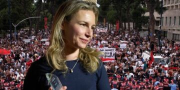 Revolta masive! Shkrimtarja Lea Ypi reagon për protestën e 11-të në Tiranë, publikon pamje nga tubimi: Ndjehem shumë krenare!