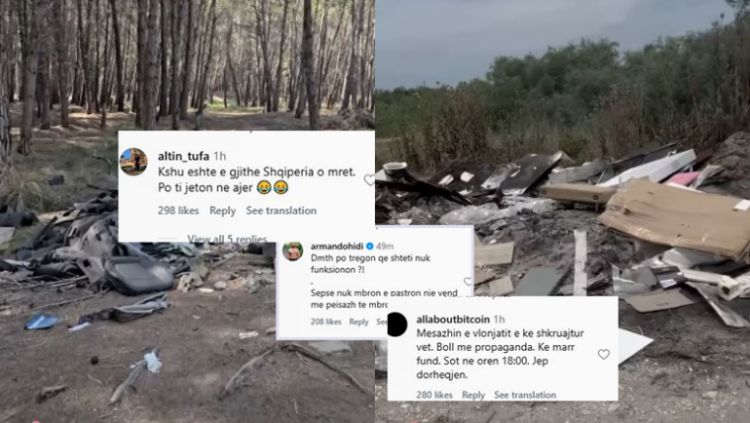 Rama postoi videon me mbeturina në Zvërnec, qytetarët e “kryqëzojnë”: O mret, po ku ishe këto vite?!