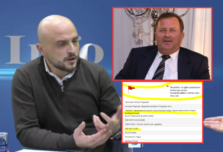 Pazari 2 MLD lekë i Johan Sterjos me Yzedin Bozhajn/ Dyshimet për drejtorin, si ia dha “oktapodit të tenderave” ujësjellësin e Rrajcës