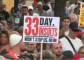 Protesta në ditën e 33-të/ Nga Sheshi “Skënderbej” drejt Kryeministrisë, kërkohet dorëheqja e Ramës