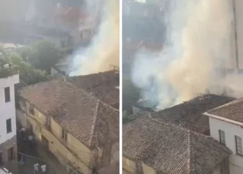 Zjarr në qendër të Durrësit, objekti në konflikt gjyqësor me kishën katolike