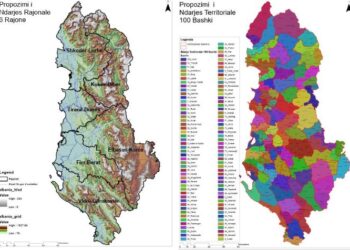 Propozimi i PD për reformën territoriale: Vendi me 100 bashki, si ndryshon harta e Shqipërisë!