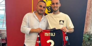 Mario Mitaj nis aventurën e re te Genoa, mbrojtësi i Kombëtares prezantohet zyrtarisht