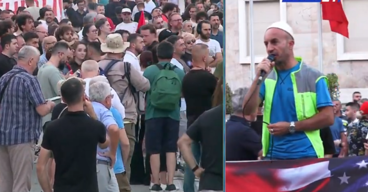 Arben Kola nga protesta: Policia futi individë të lidhur me bandat, të thernin Gent Prognin!