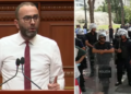 “Të ndalet dhuna e policisë ndaj protestuesve”,  Bardhi-Ballës: Ke frikë mos bësh me vezë kostumin e shtrenjtë