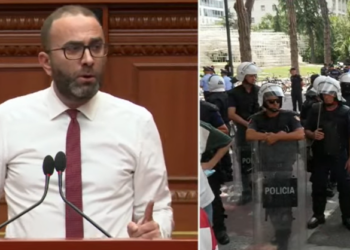 “Të ndalet dhuna e policisë ndaj protestuesve”,  Bardhi-Ballës: Ke frikë mos bësh me vezë kostumin e shtrenjtë