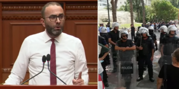 “Të ndalet dhuna e policisë ndaj protestuesve”,  Bardhi-Ballës: Ke frikë mos bësh me vezë kostumin e shtrenjtë