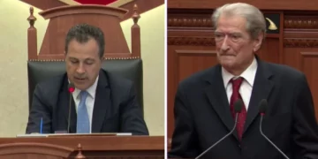 Berisha “shpërthen” ndaj Peleshit: Vasali më i shpifur i Ramës! Kreu i kuvendit i ndërpret fjalën