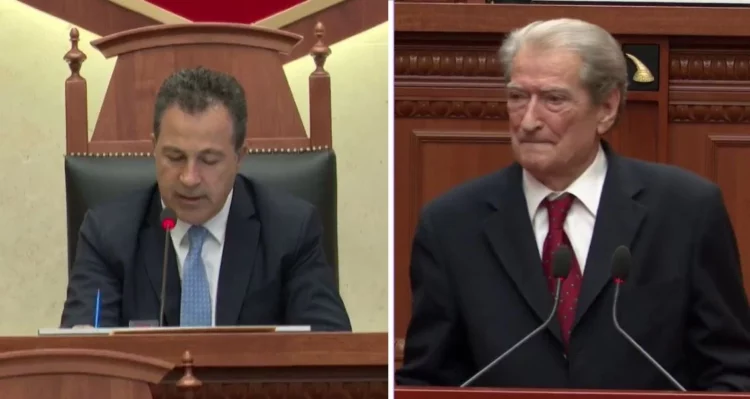 Berisha “shpërthen” ndaj Peleshit: Vasali më i shpifur i Ramës! Kreu i kuvendit i ndërpret fjalën