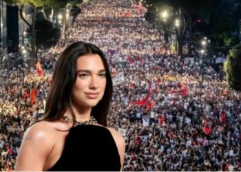 “BBC” i kushton vëmendje protestave në Tiranë, përmend mbështetjen e Dua Lipës: Frymëzuese!