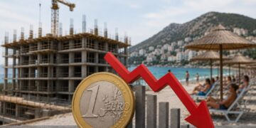 Rënia e Euros shpjegohet më shumë nga lejet e ndërtimit se turistët