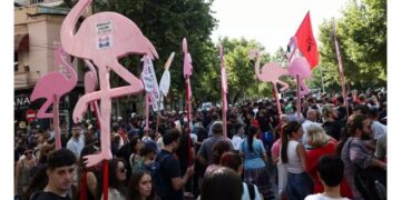 Protesta qytetare / Radio shtetërore franceze: Pavarësisht dhunës shtetërore, “Revolucioni i Flamingove” nuk ndalet