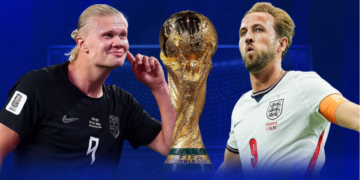 Publikohen formacionet zyrtare të çerekfinales Norvegji-Angli, Haaland sfidon Harry Kane