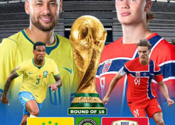 Sot ora 22:00/ Brazili dhe Norvegjia përballen për biletën e çerekfinales