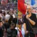 Mesazhi i aktorit Mehdi Malkaj para mijëra protestuesve para Kryeministrisë