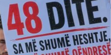 “Sa më shumë heshtje, aq më shumë rezistencë!”/ Pankartat pikante në ditën e 48-të të protestës