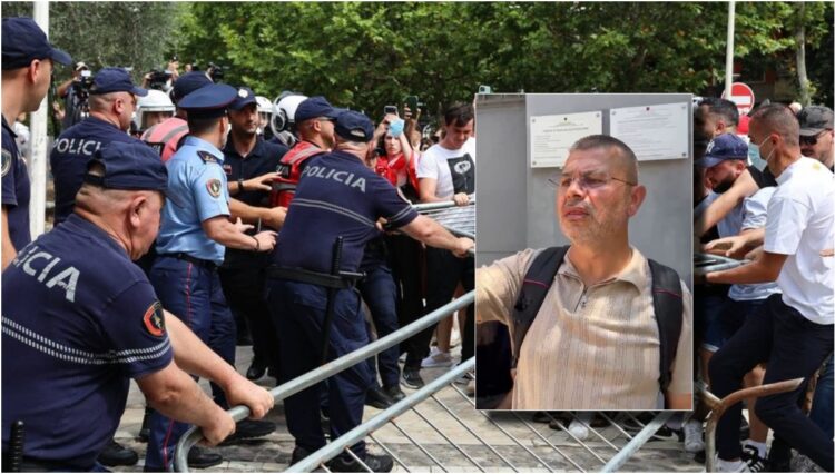 Protestuesi i arrestuar hyn në grevë urie, avokati: Policia e ka dhunuar edhe pse shfaqi kriza epilepsie