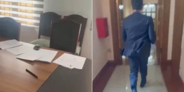 Marrëveshja konfidenciale me SHBA për kredinë 302 mln $, Agron Shehaj merr kopjen dhe largohet me vrap