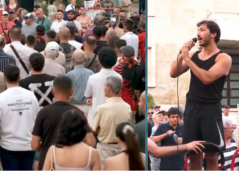 Edhe turistët i bashkohen revoltës te Kryeministria, qytetari suedez: Merrni fatet e kombit në dorë!
