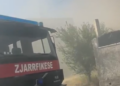 Zjarri në Shkozet shkakton kaos në Durrës, lë gjysmën e qytetit pa energji elektrike