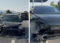 Përplasje e trefishtë në rrugën Lezhë-Laç, plagoset një person