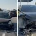 Përplasje e trefishtë në rrugën Lezhë-Laç, plagoset një person