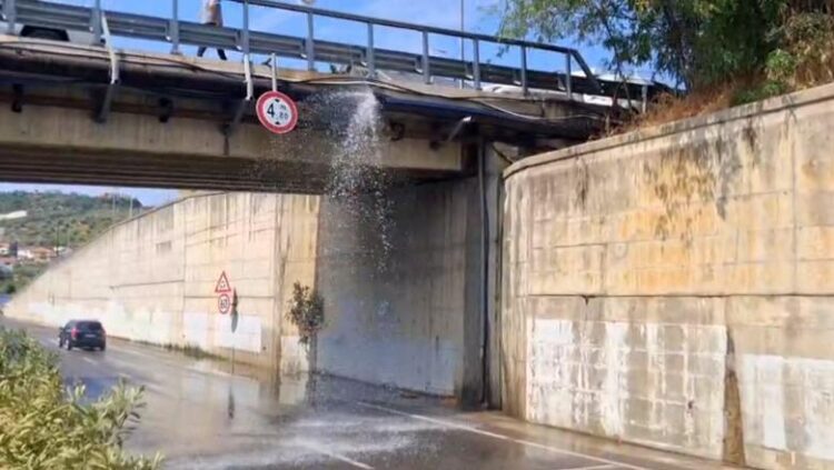 Plas tubacioni i ujit të pijshëm në Unazën e Madhe të Tiranës