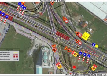 Nga nesër shmangni autostradën Tiranë-Durrës për dy net: ARRSH njofton bllokimin e korsive