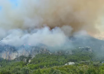 Flakët përfshijnë lagjen Abazaj në Krujë, rrezikohen banesat dhe bizneset, ndërhyrje nga toka e ajri