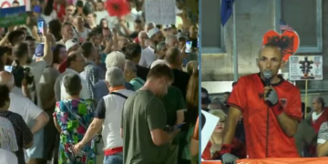 “Flamurtari” i protestës/ Agron Jemini: Asnjë sulm nuk më frikëson dhe nuk më largon nga protesta, të mos përçahemi