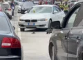 Aksident në Vlorë/ Automjeti përplas një monopatinë, plagoset rëndë drejtuesi i mjetit elektrik