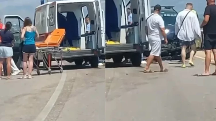 Përfshihen në aksident tre automjete në rrugën Sarandë-Ksamil, një i plagosur