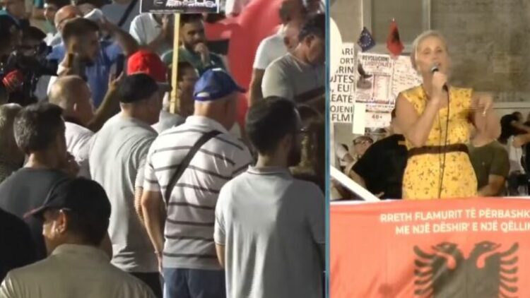 Protestuesja e kthyer nga emigrimi: Erdha sepse atdheu është në rrezik, kauza jonë është e pavdekshme