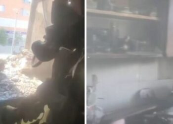 Përfshihet nga zjarri apartamenti pranë stadiumit “Selman Stërmasi”