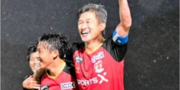 Japonezi i paarritshëm, Miura shënon dy gola në moshën 59-vjeçare
